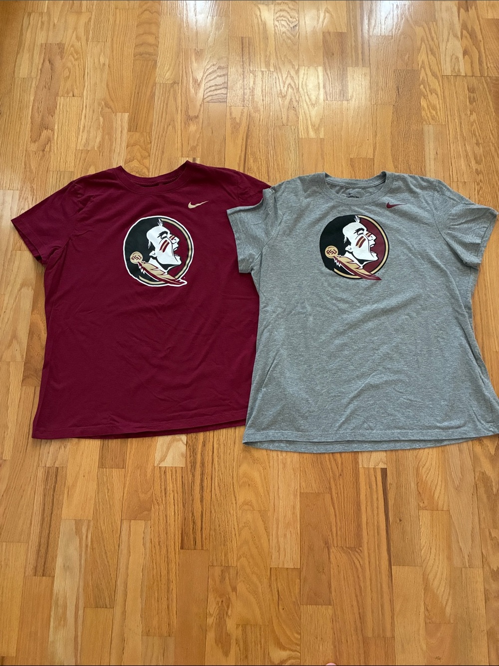 Nike Florida State Seminoles Women’s T-Shirts in Garnet and Gray (2)